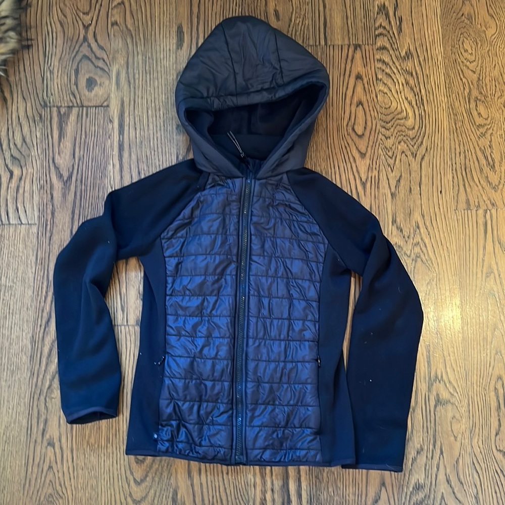 Athleta girl size large lightweight hoodie jacket